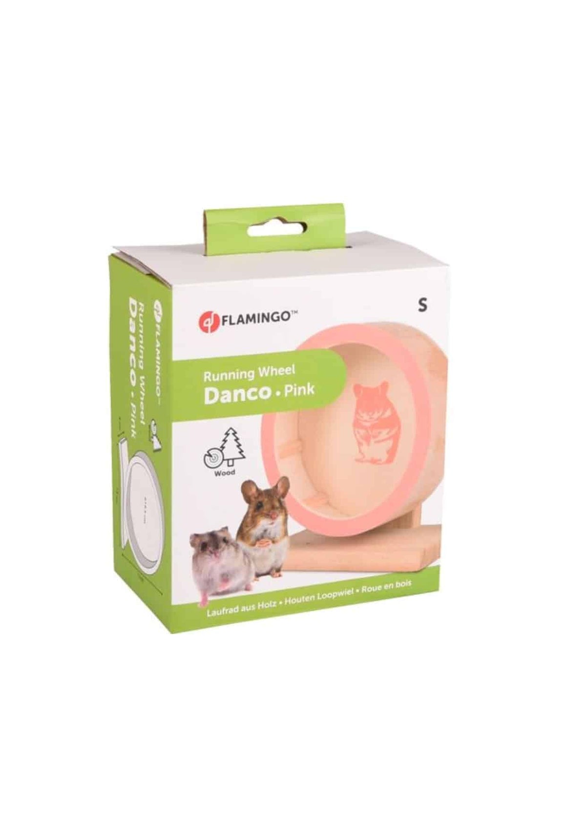 Ruota Danco marrone chiaro per roditori, 28,5 cm – immagine 2