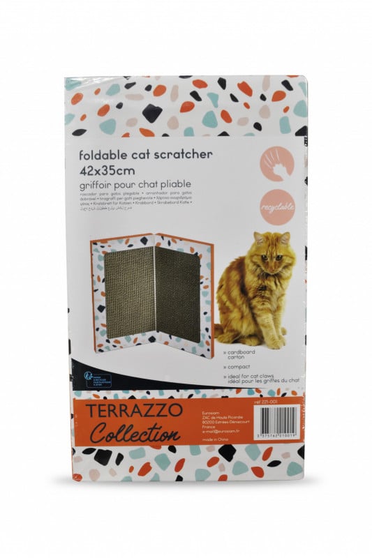 Tiragraffi pieghevole in cartone per gatti – immagine 2