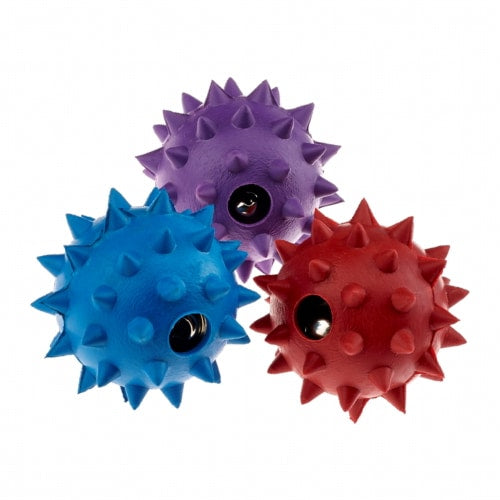 Palla per cani Classic Rubber Spike Ball with Bell Small 50 mm