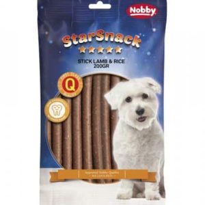 Bastoncini morbidi agnello e riso Nobby, 200 g