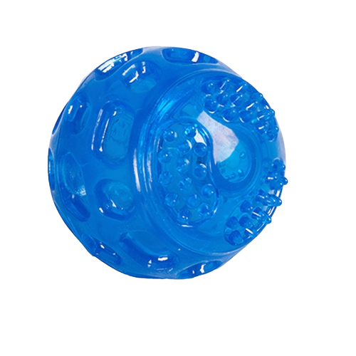 Palla luminosa LED in TPR per cani 7,5 cm