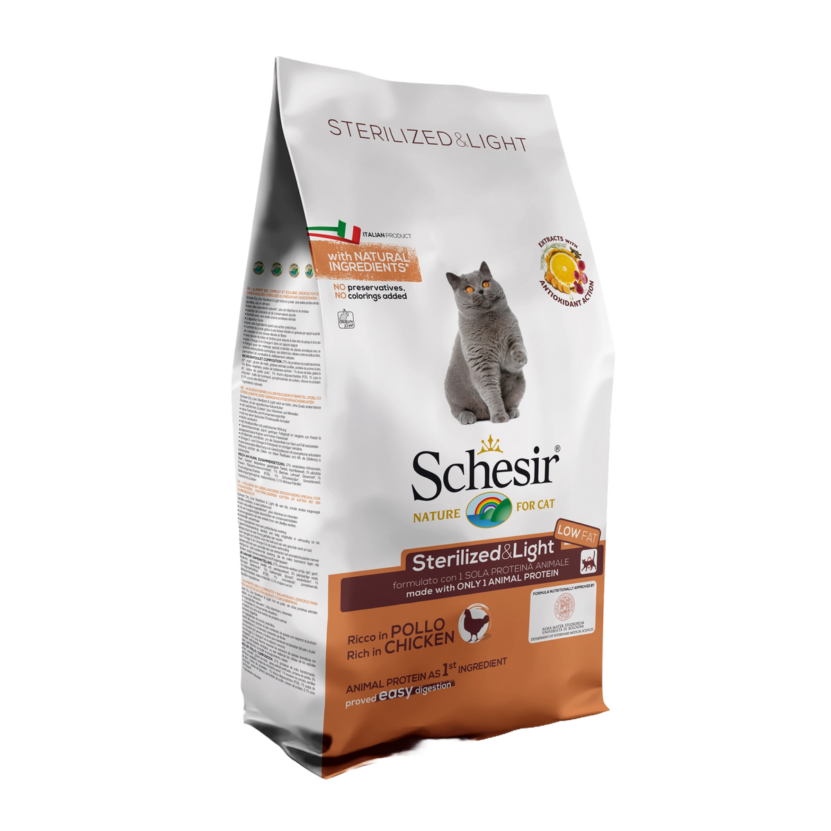 Crocchette per gatti Schesir Sterilizzato & Light pollo, 10 kg