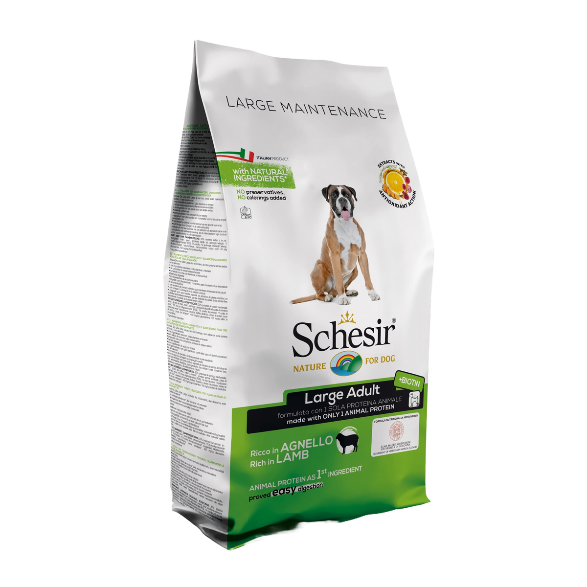 Crocchette per cani Schesir Large agnello, 12 kg