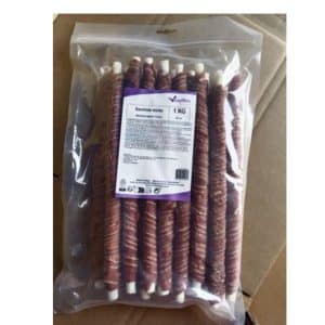 Bastoncini al coniglio per cani, 28 cm, 1 kg