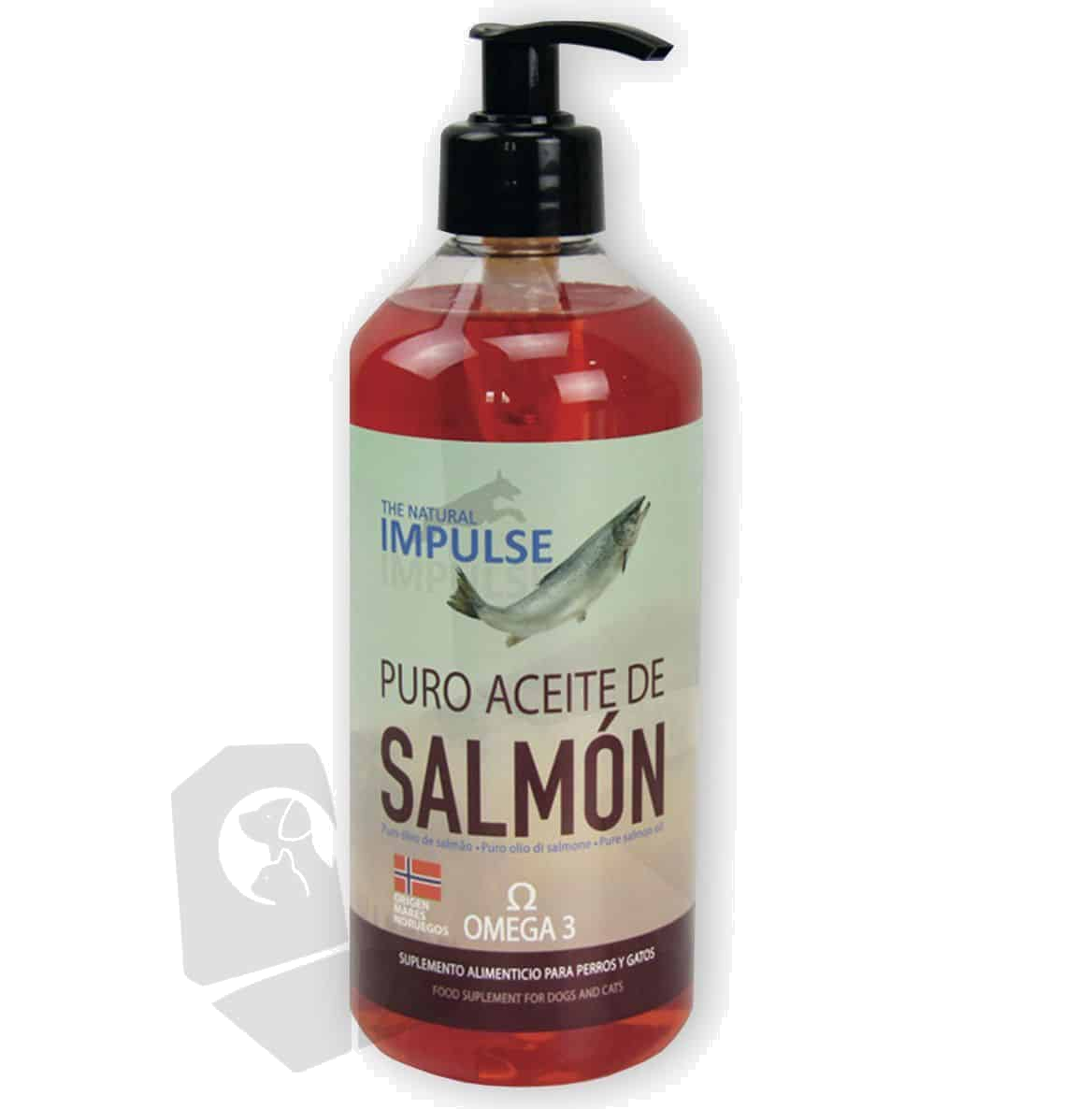 Olio di salmone Natural Impulse per cani