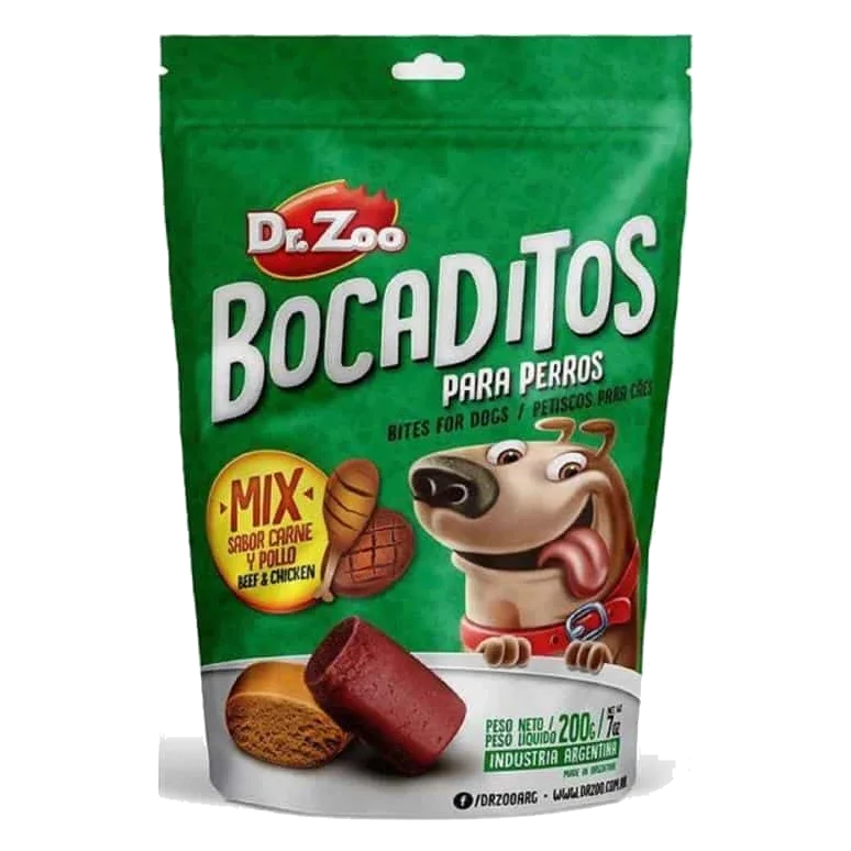 Bocconcini mix Dr. Zoo snack per cani, 50 g