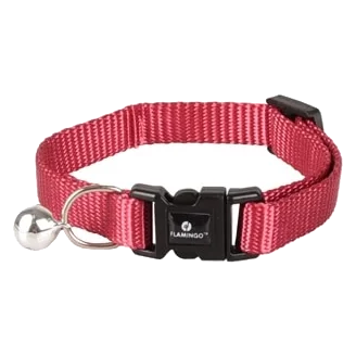 Collare per gattini Ziggi, ciliegia, 15–22 cm, 10 mm