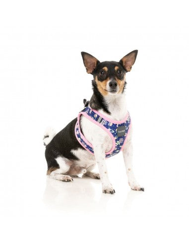 Pettorina step-in per cani FuzzYard Pluto Pup traspirante e riflettente