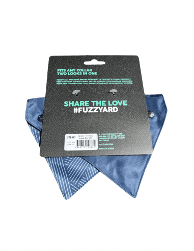 Bandana reversibile per cani FuzzYard Thornbury Aegean Blue S/M