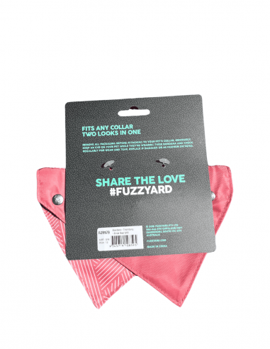 Bandana reversibile per cani FuzzYard Thornbury Brick Red S/M