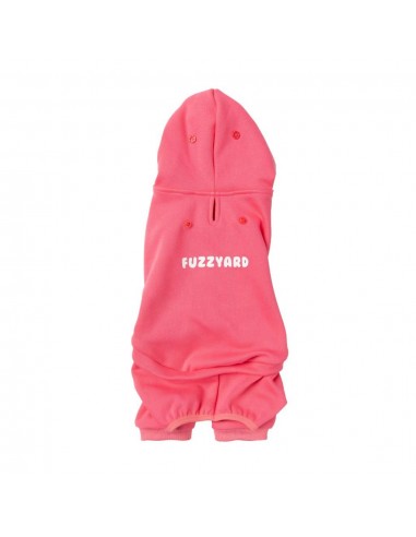Tuta con cappuccio per cani FuzzYard Chillin' rosa