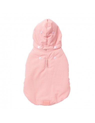 Cappottino con cappuccio per cani FuzzYard Essential rosa