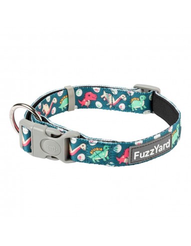 Collare in neoprene per cani FuzzYard Dinosaur Land (taglia L)