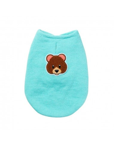 Maglioncino in maglia per cani FuzzYard FuzzBear aqua