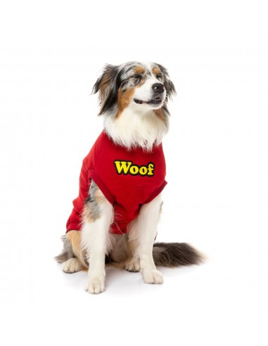 Maglione per cani FuzzYard The Woof, cotone rosso (taglia 1)