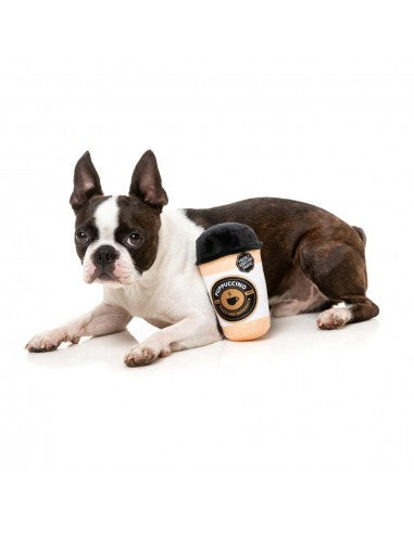 Peluche per cani FuzzYard Barkrista Puppuccino a forma di tazza di caffè
