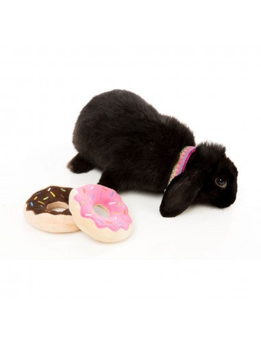 Peluche per cani FuzzYard ciambella, set da 2