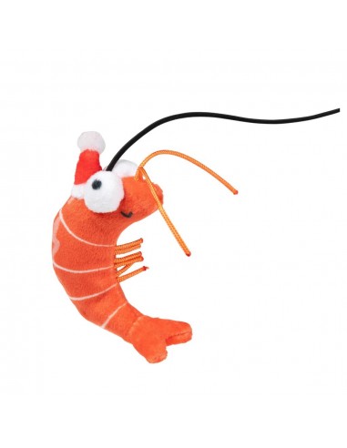 Canna da gioco natalizia per gatti FuzzYard Shrimpmas