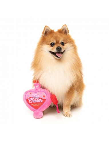 Peluche per cani FuzzYard Love Tail Chaser Perfume, boccetta di profumo