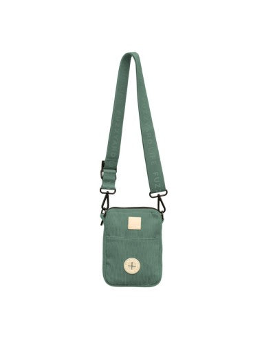 Borsa da passeggio per cani in velluto a coste FuzzYard Life Myrtle Green