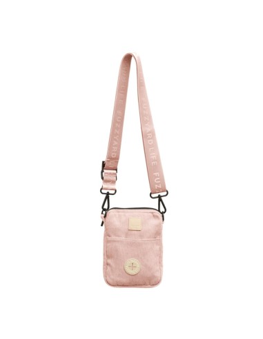 Borsa da passeggio per cani in velluto a coste FuzzYard Life Soft Blush