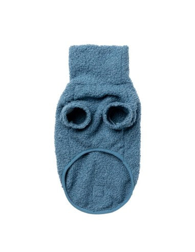 Maglione per cani in bouclé FuzzYard Life French Blue