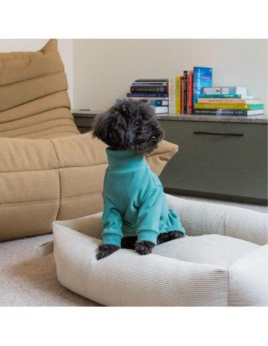 Pigiama morbido per cani FuzzYard Life Myrtle Green