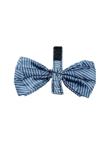 Papillon con velcro per cani FuzzYard Thornbury Aegean Blue (taglia L)