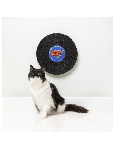 Tiragraffi girevole in sisal per gatti FuzzYard Record Cat Meow Punk