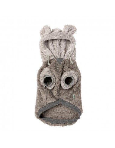 Felpa con cappuccio per cani FuzzYard Winnie grigia, taglia 6