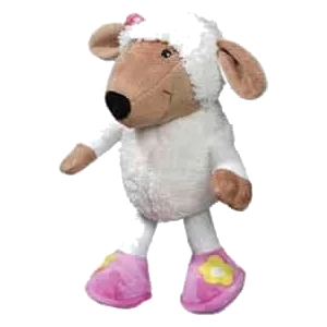 Peluche per cani pecora, 24 cm