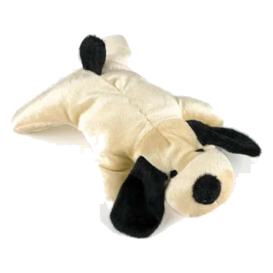 Peluche cagnolino orecchiuto con fischietto 18 cm per cani