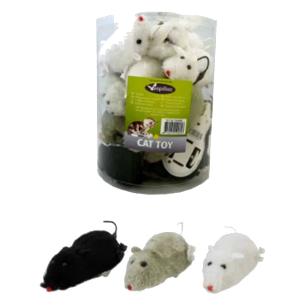 Topolini a carica per gatti, 12 cm
