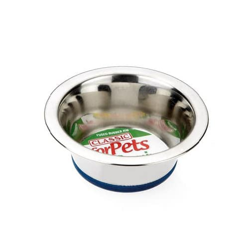 Ciotola Classic Non-Slip Steel Dish 240 ml