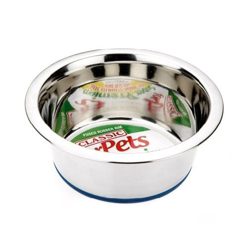 Ciotola Classic Non-Slip Steel Dish 900 ml