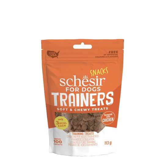 Schesir Snack Trainers snack da addestramento pollo, 113 g