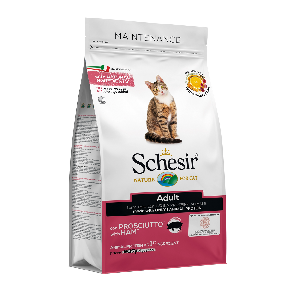 Crocchette per gatti Schesir prosciutto, 1,5 kg