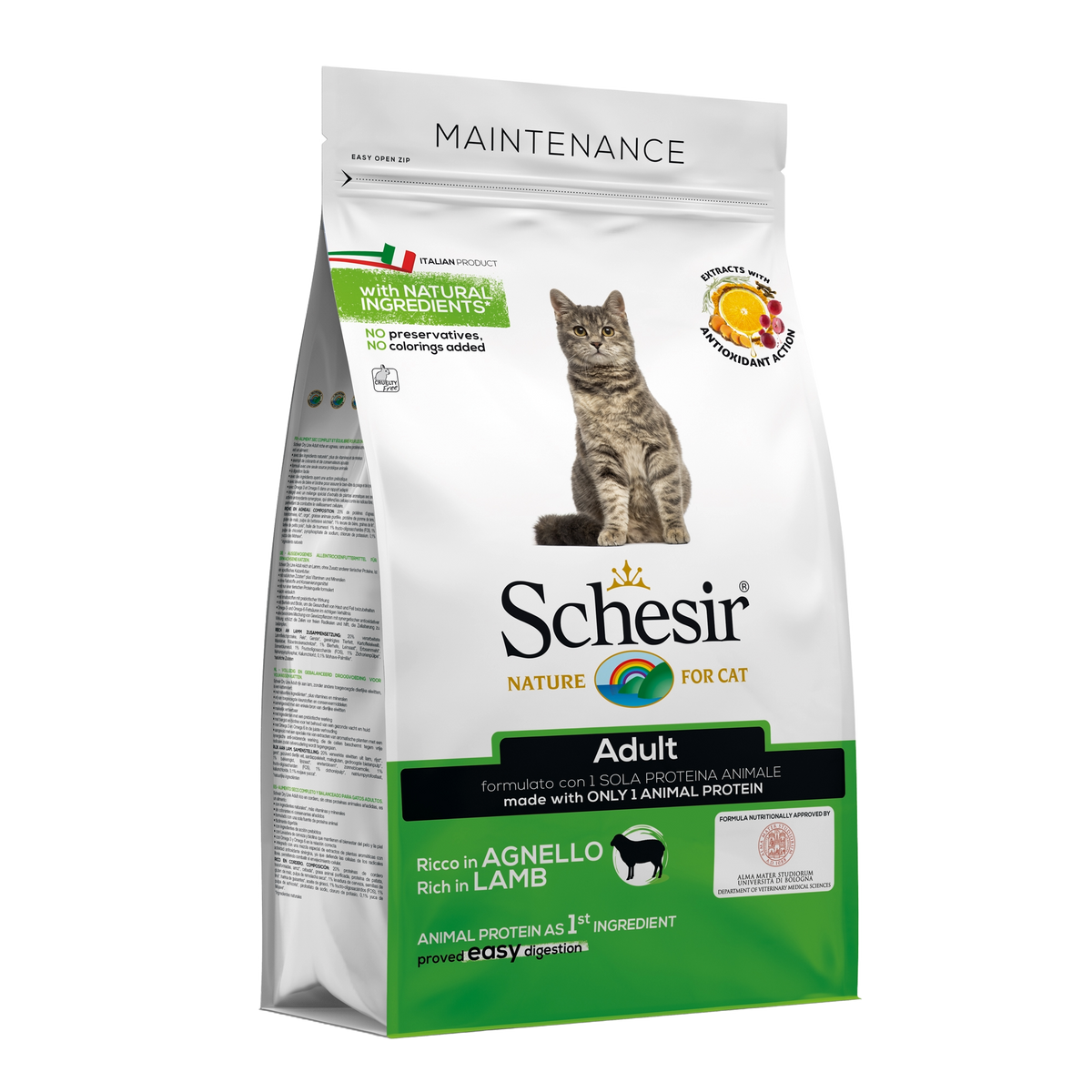 Crocchette per gatti Schesir Mantenimento agnello, 400 g