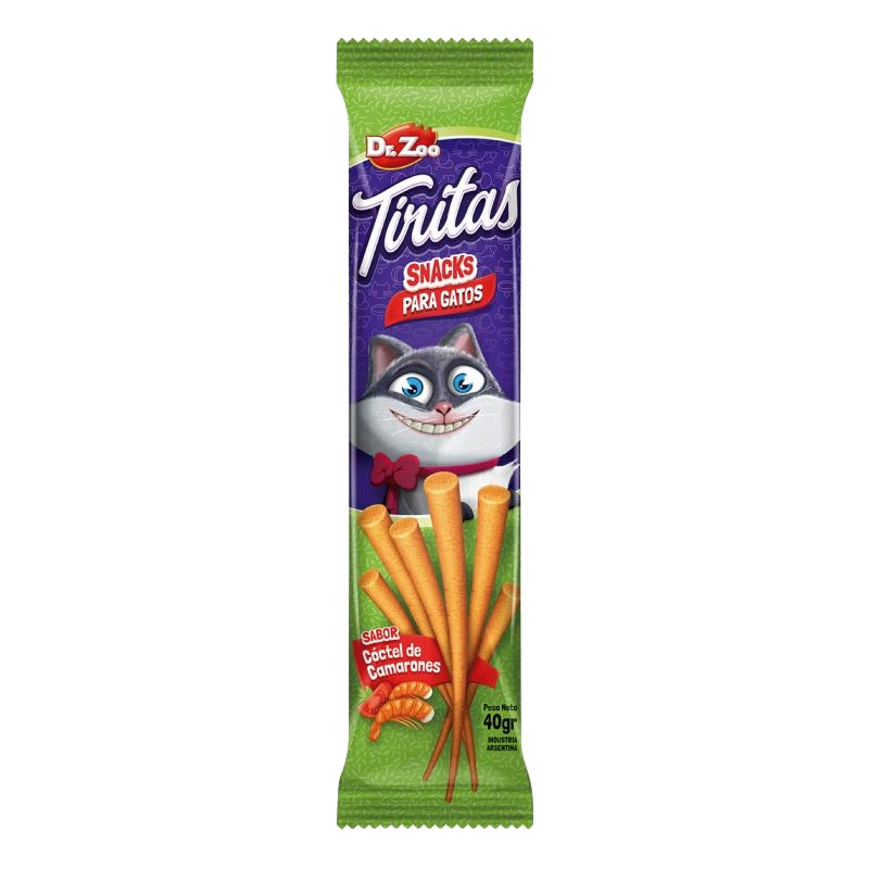 Snack per gatti Dr. Zoo cocktail di gamberi, 40 g