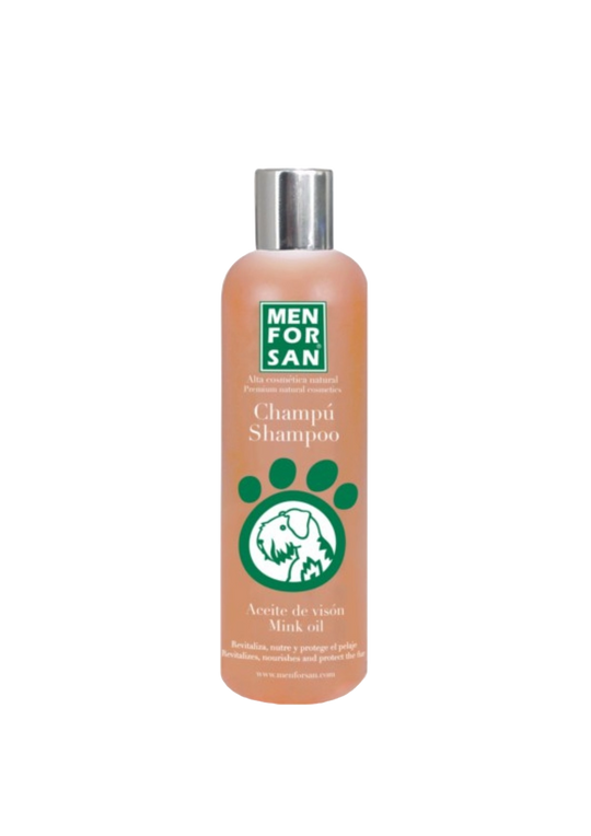 Shampoo per cani Menforsan all'olio di visone, 300 ml
