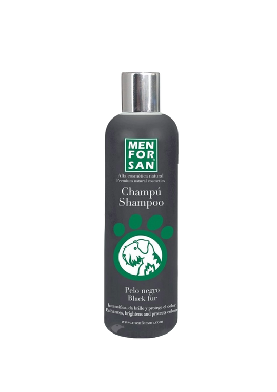 Shampoo Menforsan per pelo nero con olio di visone