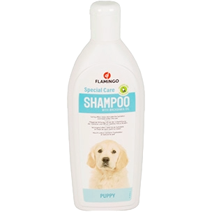 Shampoo per cuccioli Flamingo con olio di macadamia