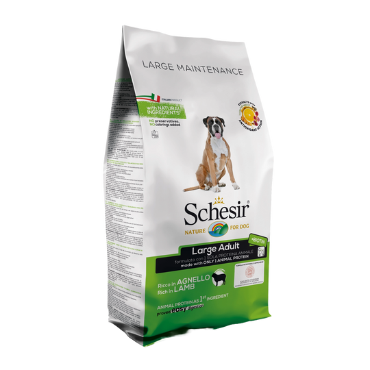 Crocchette per cani Schesir Large agnello, 12 kg