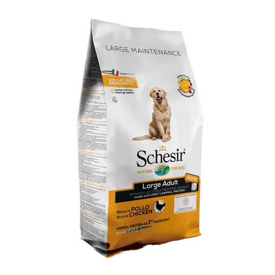 Crocchette per cani Schesir Large pollo, 12 kg