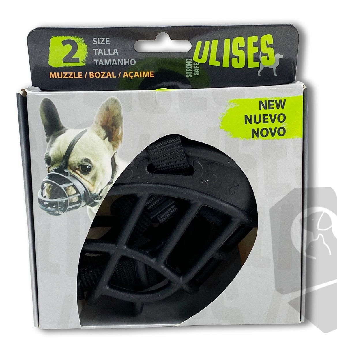 Museruola elastica in silicone per cani