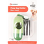Dispenser di sacchetti per cani con moschettone