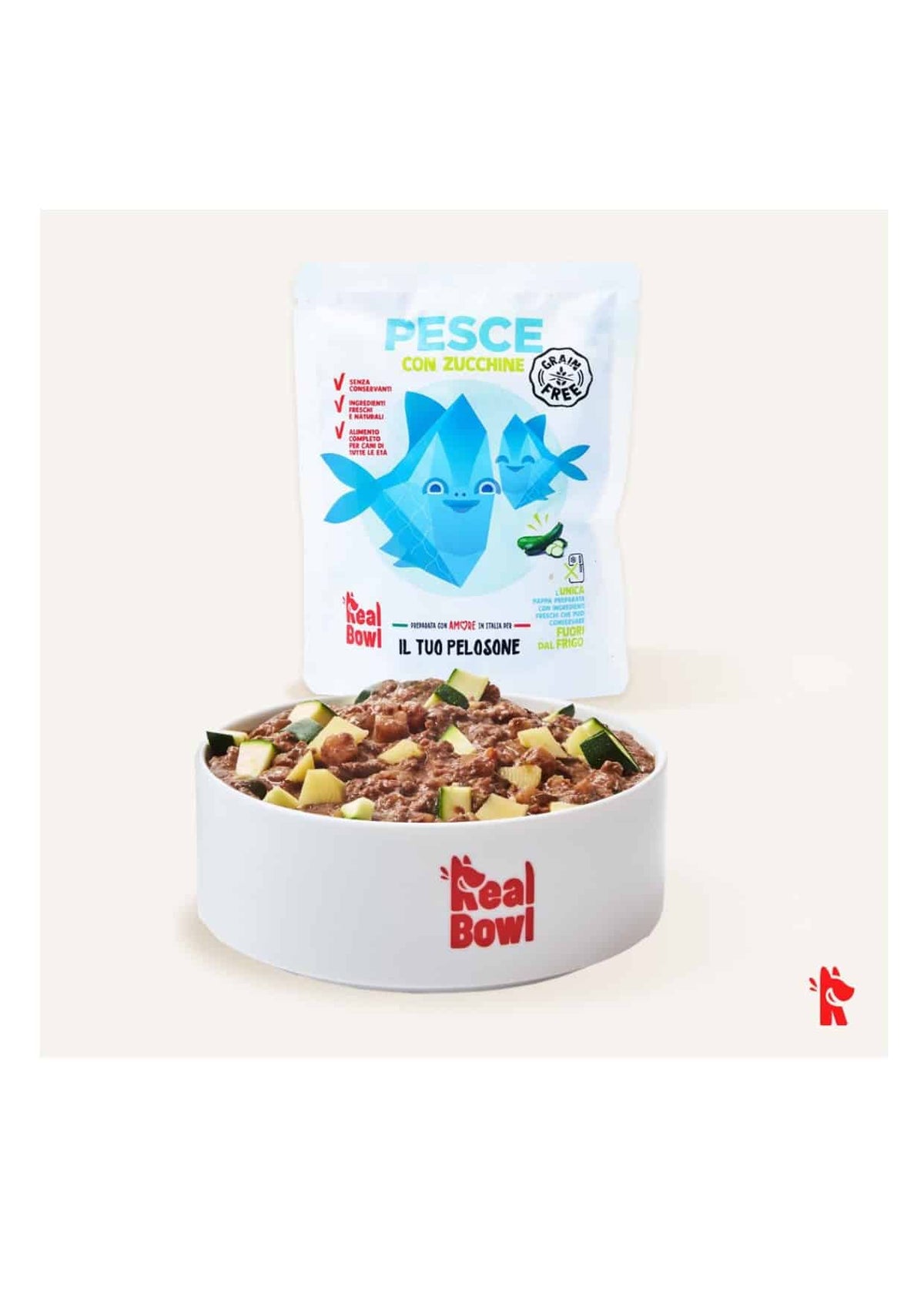 Cibo umido per gatti Real Bowl tacchino fresco, 80 g – immagine 2