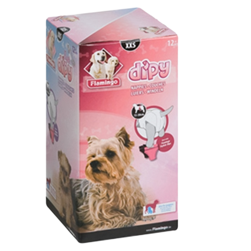 Pannolino per cagnolina Dipy, taglia 1 (XXS)