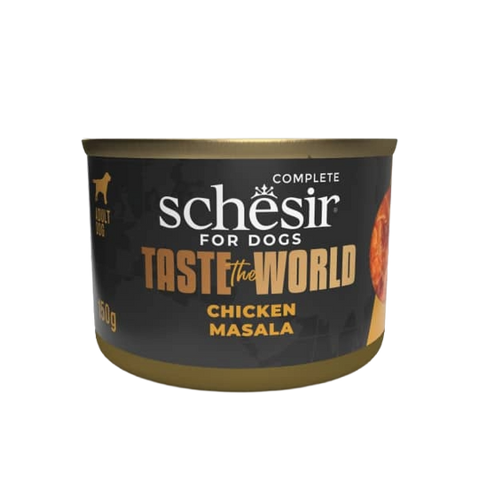 Cibo umido per cani Schesir pollo con masala, 150 g