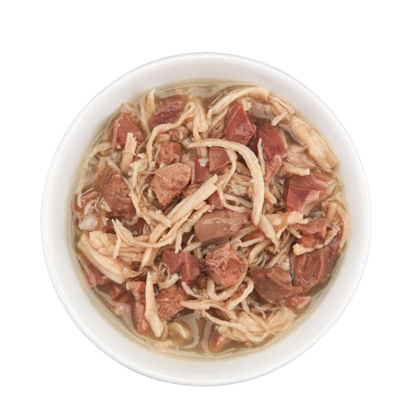 Cibo umido per gatti Schesir After Dark pollo con manzo, 80 g